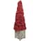 3ft. Unlit Red Berry Cone Artificial Potted Christmas Topiary